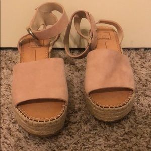 Dolce Vita Suede Platform Wedges